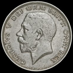 1912 George V Silver Half Crown Obverse