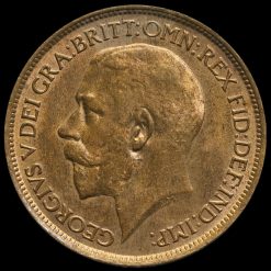1913 George V Halfpenny Obverse