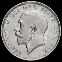1913 George V Silver Half Crown Obverse