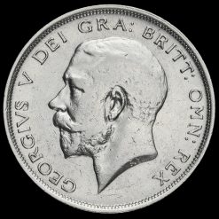 1914 George V Silver Half Crown Obverse