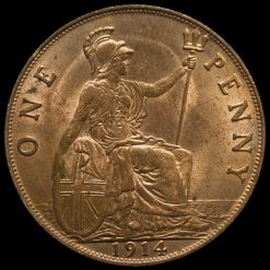 1914 George V Penny Reverse