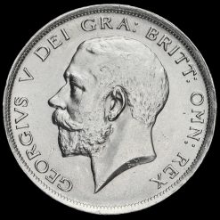 1915 George V Silver Half Crown Obverse