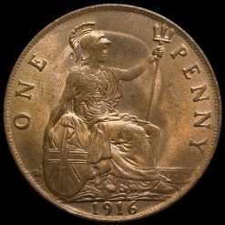 1916 George V Penny Reverse