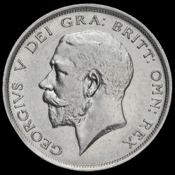 1919 George V Silver Half Crown Obverse