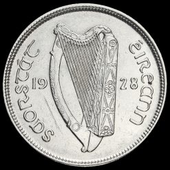 Ireland Éire 1928 Silver Florin / Two Shilling Obverse