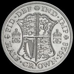 1928 George V Silver Half Crown Reverse