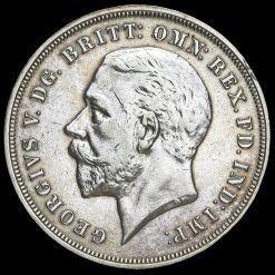 1935 King George V Rocking Horse Silver Jubilee Crown Obverse
