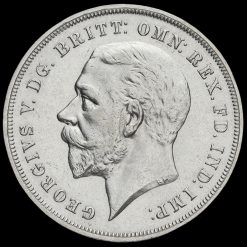 1935 King George V Rocking Horse Silver Jubilee Crown Obverse
