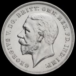 1935 King George V Rocking Horse Silver Jubilee Crown Obverse
