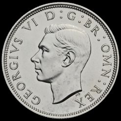 1937 George VI Silver Proof Half Crown Obverse