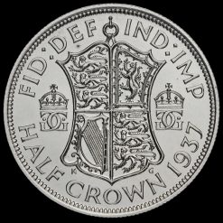1937 George VI Silver Proof Half Crown Reverse