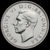 1937 George VI Silver Proof Scottish Shilling Obverse