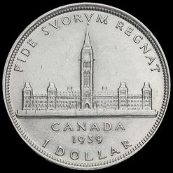 Canada 1939 George VI Silver Dollar Reverse