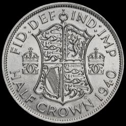 1940 George VI Silver Half Crown Reverse