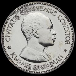 Ghana 1958 Silver Proof 10 Shillings Coin Reverse