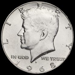 USA 1968 Kennedy Silver Half Dollar Obverse