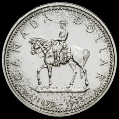 Canada 1973 Elizabeth II Silver Proof Dollar Reverse