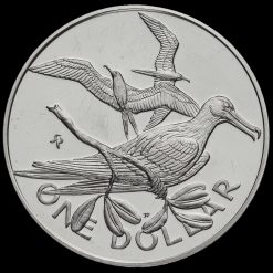 British Virgin Islands 1973 Silver Proof Dollar Reverse
