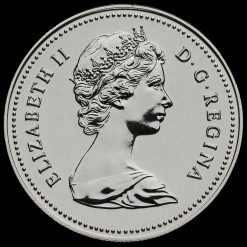 Canada 1980 Elizabeth II Silver Proof Dollar Obverse