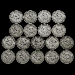 18 x New Zealand George V Silver Shillings Reverse