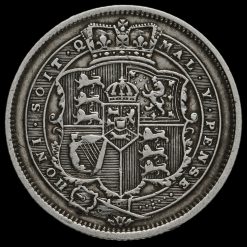 1819 George III Milled Silver Shilling Reverse