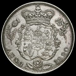 1820 George IV Milled Silver Half Crown Reverse