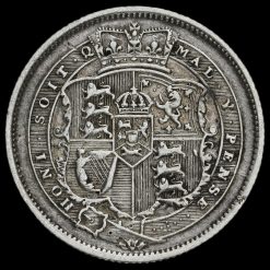 1820 George III Milled Silver Shilling Reverse