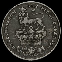 1826 George IV Milled Silver Shilling Reverse