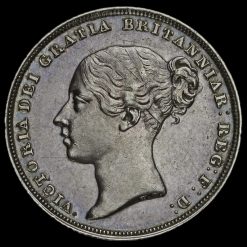 1838 Queen Victoria Young Head Silver Shilling Obverse