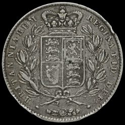 1844 Queen Victoria Young Head Silver Crown Reverse
