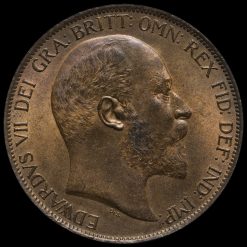1902 Edward VII Low Tide Penny Obverse
