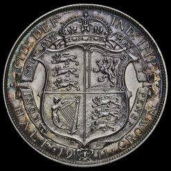 1911 George V Silver Proof Half Crown Reverse