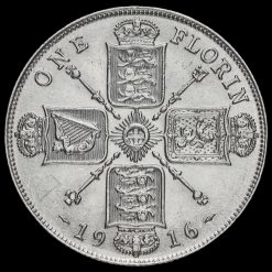 1916 George V Silver Florin Reverse