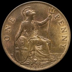 1917 George V Penny Reverse