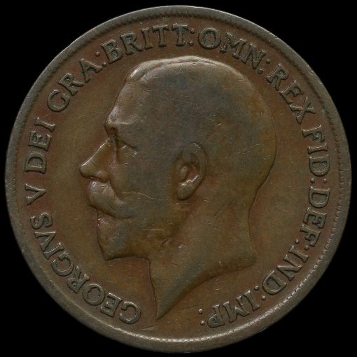 1919 KN George V Penny Obverse