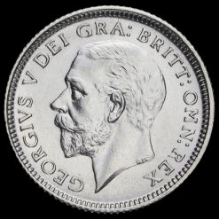 1926 George V Silver Sixpence Obverse