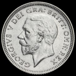 1926 George V Silver Sixpence Obverse