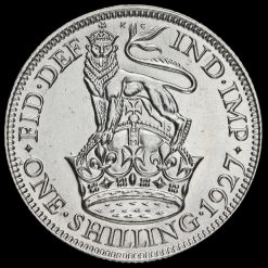 1927 George V Silver Shilling Reverse