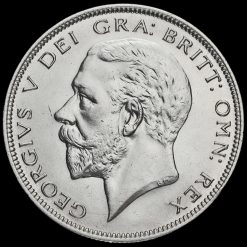 1933 George V Silver Half Crown Obverse