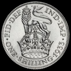 1933 George V Silver Shilling Reverse