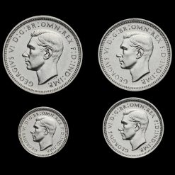 1937 George VI Silver Proof Maundy Set Obverse