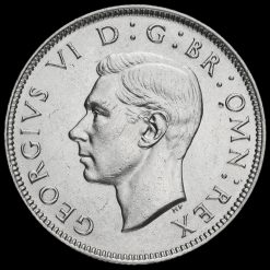1939 George VI Silver Two Shilling Coin / Florin Obverse
