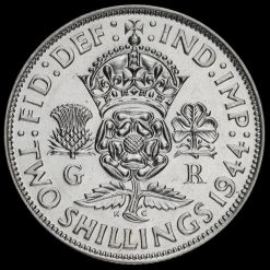 1944 George VI Silver Two Shilling Coin / Florin Reverse