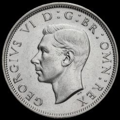 1946 George VI Silver Half Crown Obverse