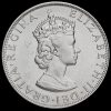 Bermuda 1964 Elizabeth II Silver Crown Obverse
