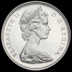 Canada 1967 Elizabeth II Silver Dollar Obverse