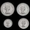 1972 Elizabeth II Silver Maundy Set Obverse