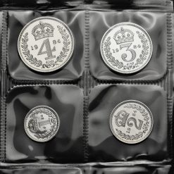 1984 Elizabeth II Silver Maundy Set Reverse