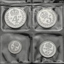 1985 Elizabeth II Silver Maundy Set Reverse