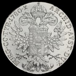 1780 Austria Maria Theresa Silver Thaler Reverse